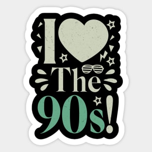 I love The 90s Retro Vintage Gift Sticker